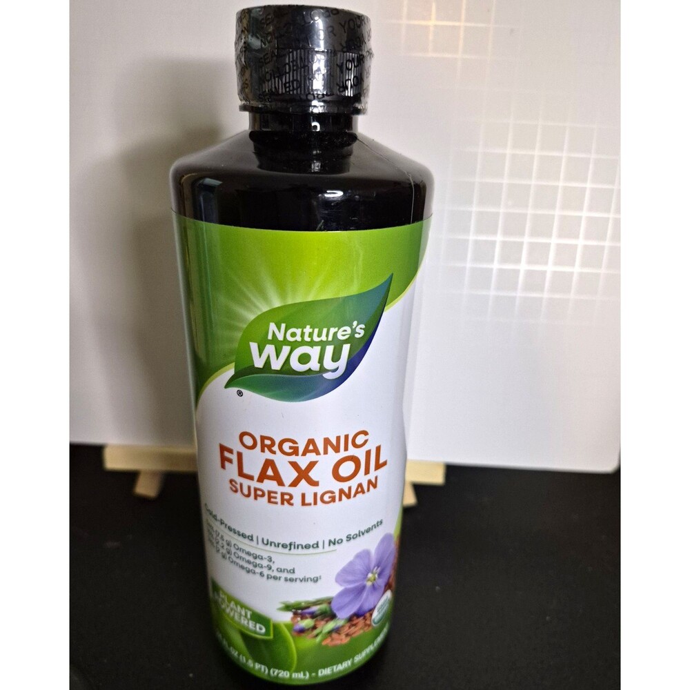 Nature's Way Organic Flax Oil Super Lignan 24 fl oz (720 mL)